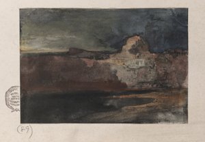 Grand Canyon in stormachtig weer, Arizona door Thomas Moran